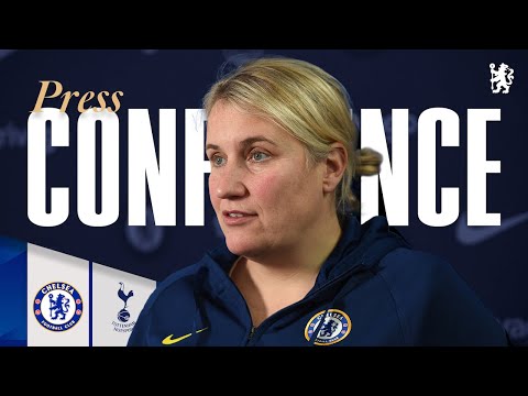 EMMA HAYES | Chelsea v Tottenham Hotspur Press Conference | Pre-match | 29/09/23 | Chelsea FC