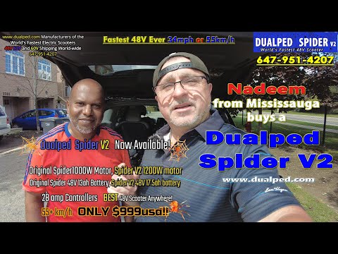 Nadeem Buys a Dualped Spider V2 in Mississauga And Is Another Happy Customer!