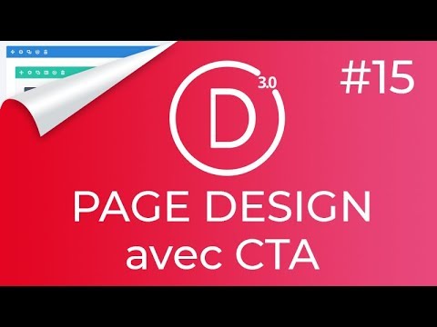 #DIVI 15 - Créer une PAGE DESIGN avec des CTA (Wordpress DIVI)