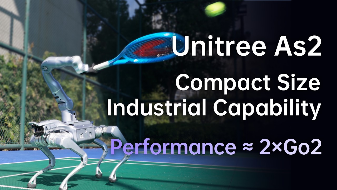 Unitree As2 Tanıtım — Kompakt Boyut, Endüstriyel Kapasite