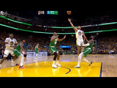 Steph SLICK Handle & Scoop Finish | Celtics vs Warriors - Game 1 video clip