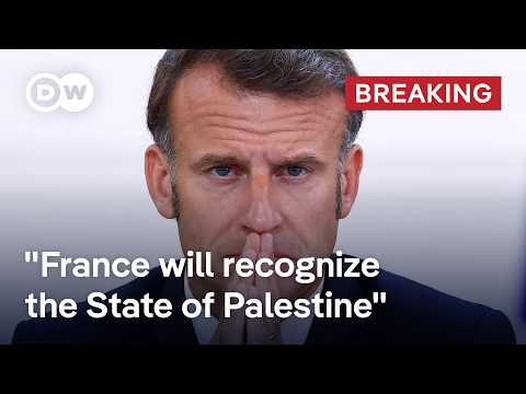 France to recognize Palestine as a state | DW News