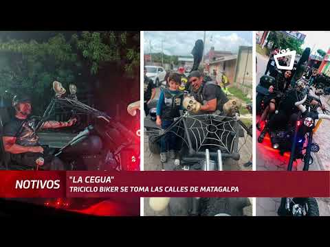 La Cegua, el triciclo biker que está cautivando en Matagalpa