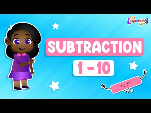 Subtraction 1-10 | Learn Subtraction with TheLearningApps.com | Animation for Kids | Learn with Fun