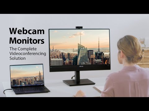 The Complete Videoconferencing Solution- ASUS BE27ACSBK Webcam Monitor | ASUS