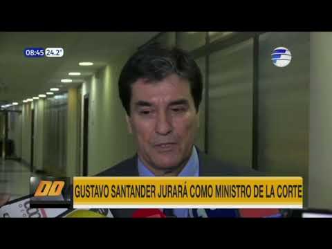 Gustavo Santander jurará como ministro de la Corte