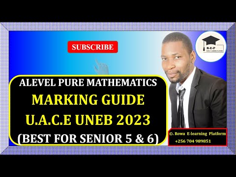 019 – ALEVEL APPLIED MATHEMATICS PAPER 2| MARKING GUIDE & REPORT FOR U.A.C.E UNEB 2023 | 425/2