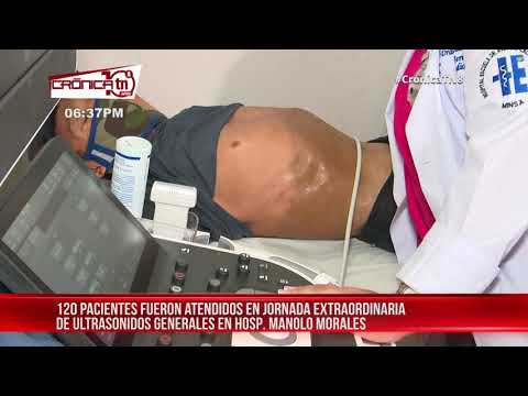 Aumentan atenciones en jornada de ultrasonidos en Hospital Manolo Morales – Nicaragua