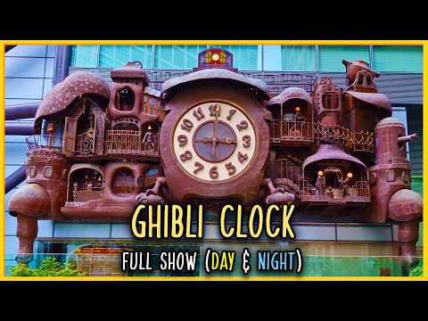 Ghibli Clock - FULL Show. (Day and night)