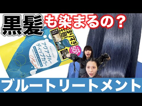 【ブルートリートメント】黒髪にカラートリートメントは染まるのか??トッティモディップカラーで徹底検証!!