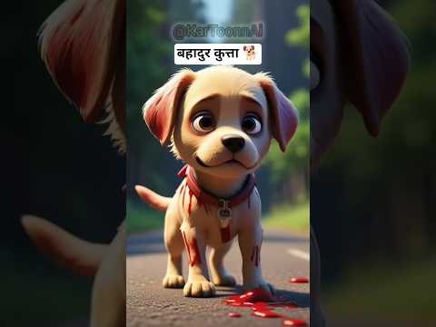 बहादुर कुत्ता 🐕 #shorts #ai #new #story #trending #viral #shortvideo #cartoon #shortsfeed #short
