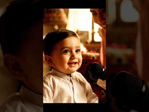 Muje mere papa achy lagty hein, I love you papa jaan 😍 #veo3 #baby #babyinterview #aivideo #funnybab