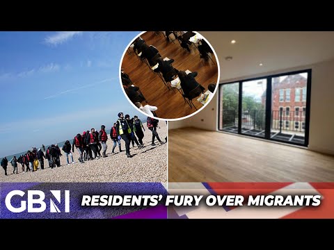 Residents' FURY as migrants moved into posh flats OPPOSITE college