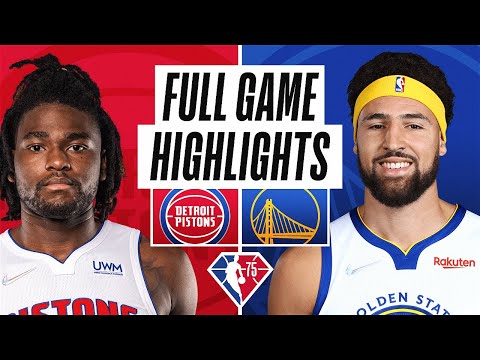 PISTONS at WARRIORS | FULL GAME HIGHLIGHTS | January 18, 2022 video clip