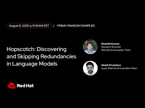 [Random Samples] Hopscotch: Discovering and Skipping Redundancies in Language Models