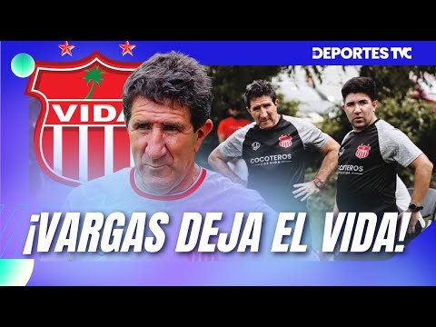 Héctor Vargas se despide como entrenador del Vida y habrá nuevo cuerpo técnico