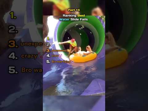 Ranking The Best Water Slide Fails