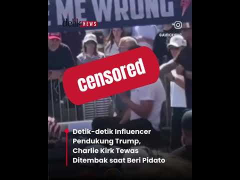 Aktivis Sayap Kanan Charlie Kirk, Influencer Amerika Serikat Pendukung Trump Ditembak