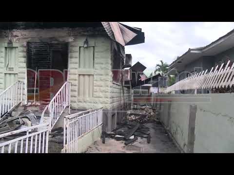 A house in St. Augustine, was torched by armed suspects on Saturday 25th February.
