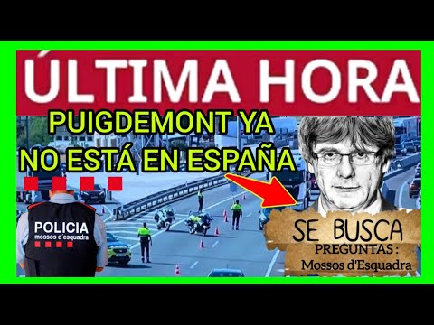 #ÚLTIMAHORA - PUIGDEMONT VUELVE AL MALETERO - SE FUE DE ESPAÑA