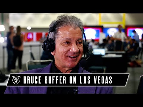 Bruce Buffer Had a Bucket List Moment During MNF at Allegiant Stadium | Raiders | NFL video clip
