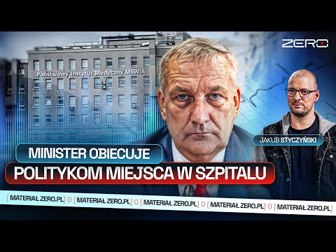 PUBLICZNY SZPITAL. OBSŁUGA VIP-ÓW. MINISTER ZAPRASZA