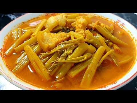 แกงส้มผักบุ้งหมูสามชั้น-ใช้เป็ แกงส้มผักบุ้งหมูสามชั้น-ใช้เป็
