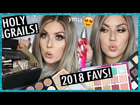2018 YEARLY FAVOURITES! ? My HOLY GRAIL Makeup Items This Year!!