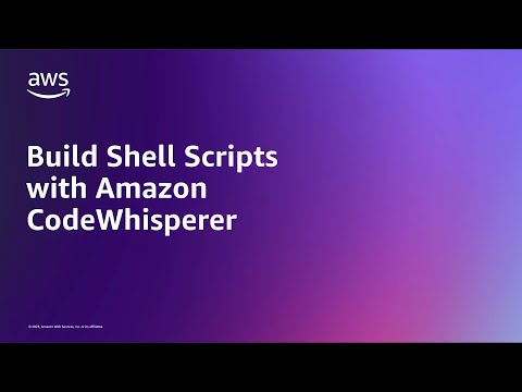 Build Shell Scripts with Amazon CodeWhisperer | Amazon Web Services