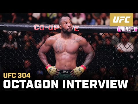 Leon Edward Octagon Interview | UFC 304