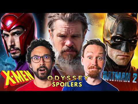 THE ODYSSEY SPOILER REVIEW! Batman 2 Delay, X-Men's Wild Casting & TRAILER REACT-THON