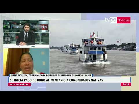 Noticias Tarde | Lisset Molleda, coordinadora de Unidad Territorial de Loreto - Midis
