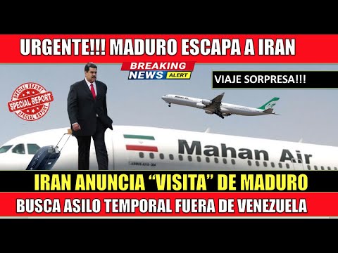 ULTIMA HORA!!! Maduro escapa a Iran anuncian viaje SORPRESA