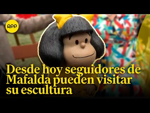 Ya se puede visitar la escultura de 'Mafalda' en Barranco