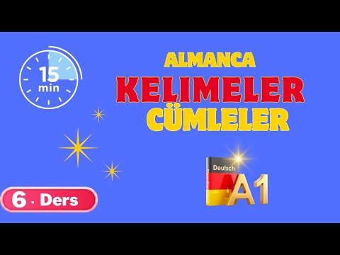 Günlük Cümlelerle Almanca Öğren! I 6.Gün I Yeni Başlayanlar İçin Almanca Cümleler.