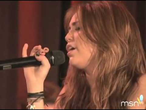 Miley Cyrus - When I Look At You - Live