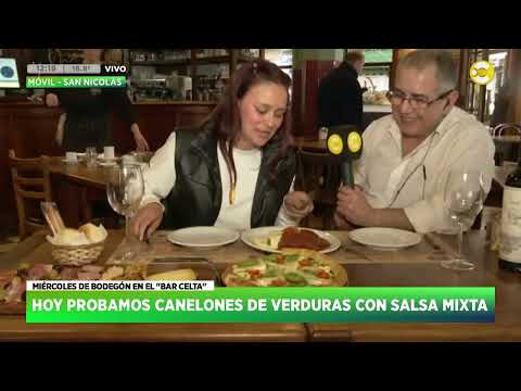 Bar Celta: hoy probamos canelones de verdura con salsa mixta | HNT con Nacho Goano