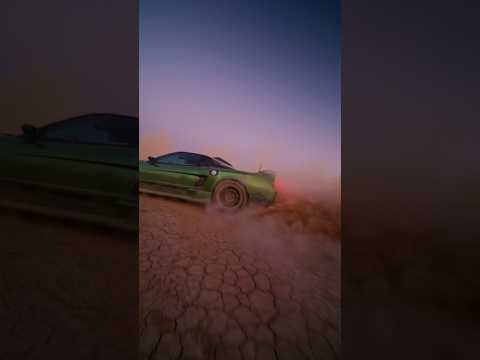 NSX COVERS MY CAMERA IN DUST DOING DONUTS IN THE DESERT!!!