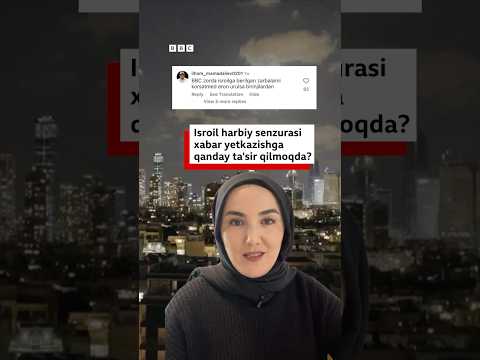 Isroilga bomba tusganini nimaga ko'rsatmaymiz? - BBC News O'zbek