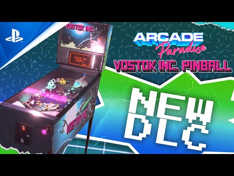 Arcade Paradise - Vostok Inc. Pinball DLC Trailer | PS5 & PS4 Games