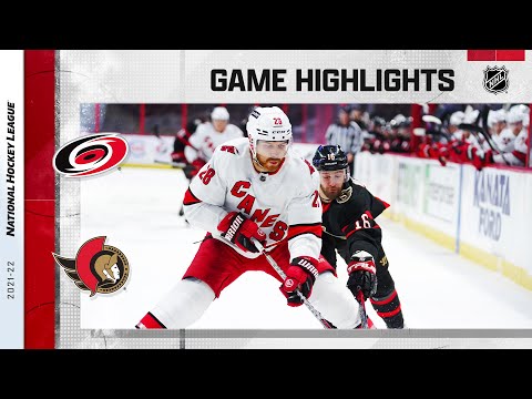 Hurricanes @ Senators 1/27/22 | NHL Highlights