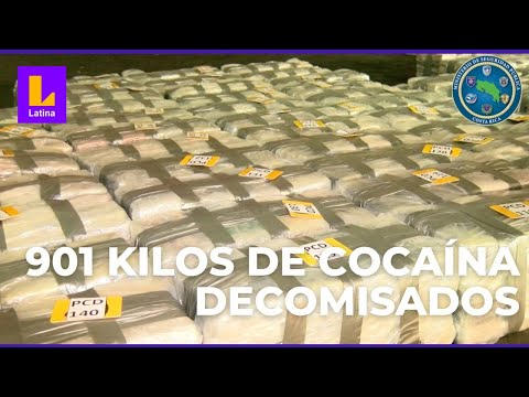 Costa Rica: 901 kilos de cocaína fueron decomisados antes de llegar a España