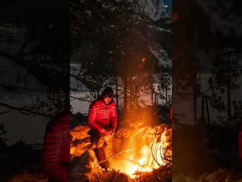 Winter camping in the Accursed Mountains  #hiking #solohiking #camping #winter #snow #travel