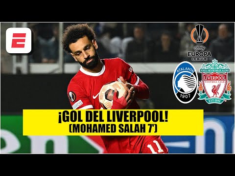 GOL DEL LIVERPOOL Salah desde el punto penal adelanta 0-1 a su equipo ante Atalanta | Europa League