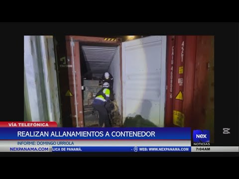 Realizan allanamientos a contenedor con destino a la India