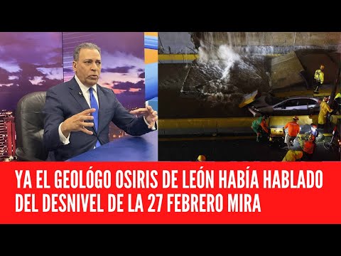 Geólogo advirtió fallos en paso a desnivel 27 de Febrero