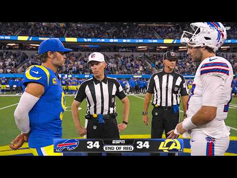 MNF WAS LITERALLY A <strong>MOVIE</strong>! Bills <strong>vs</strong> Rams WILD Week 5 OT Ending