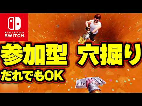 穴掘り Switch マルチプレイ！楽しすぎるwホリホリ生活 配信