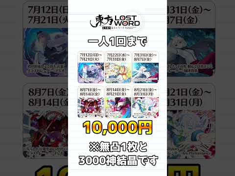 【東方LostWord】公式生放送まとめ（スワライブ2026 映像公開特番） #東方lostword #東方lw＃ゆっくり解説