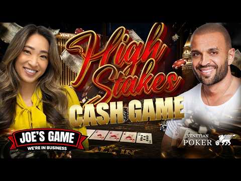 New Video from PokerGO: HIGH-STAKES $25/$50 Cash Game with Joe B & Jinny!